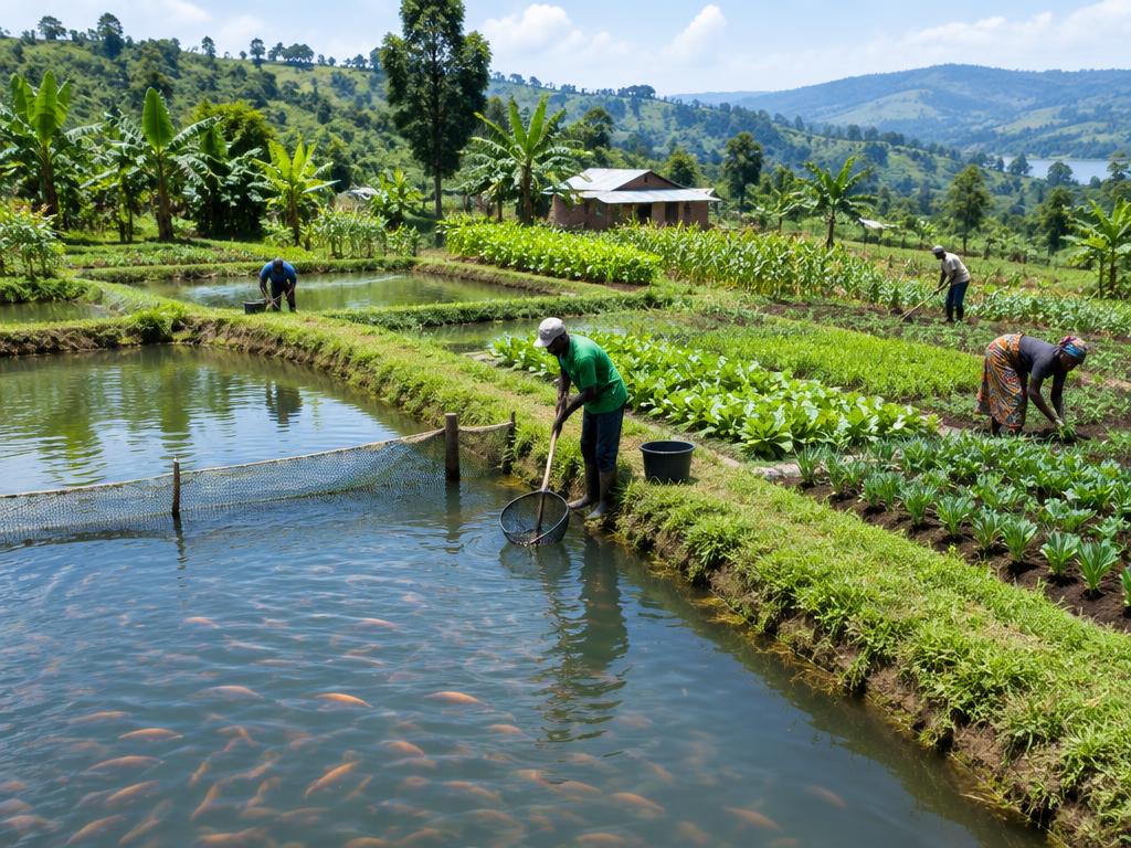 Ferme piscicole et maraîchère